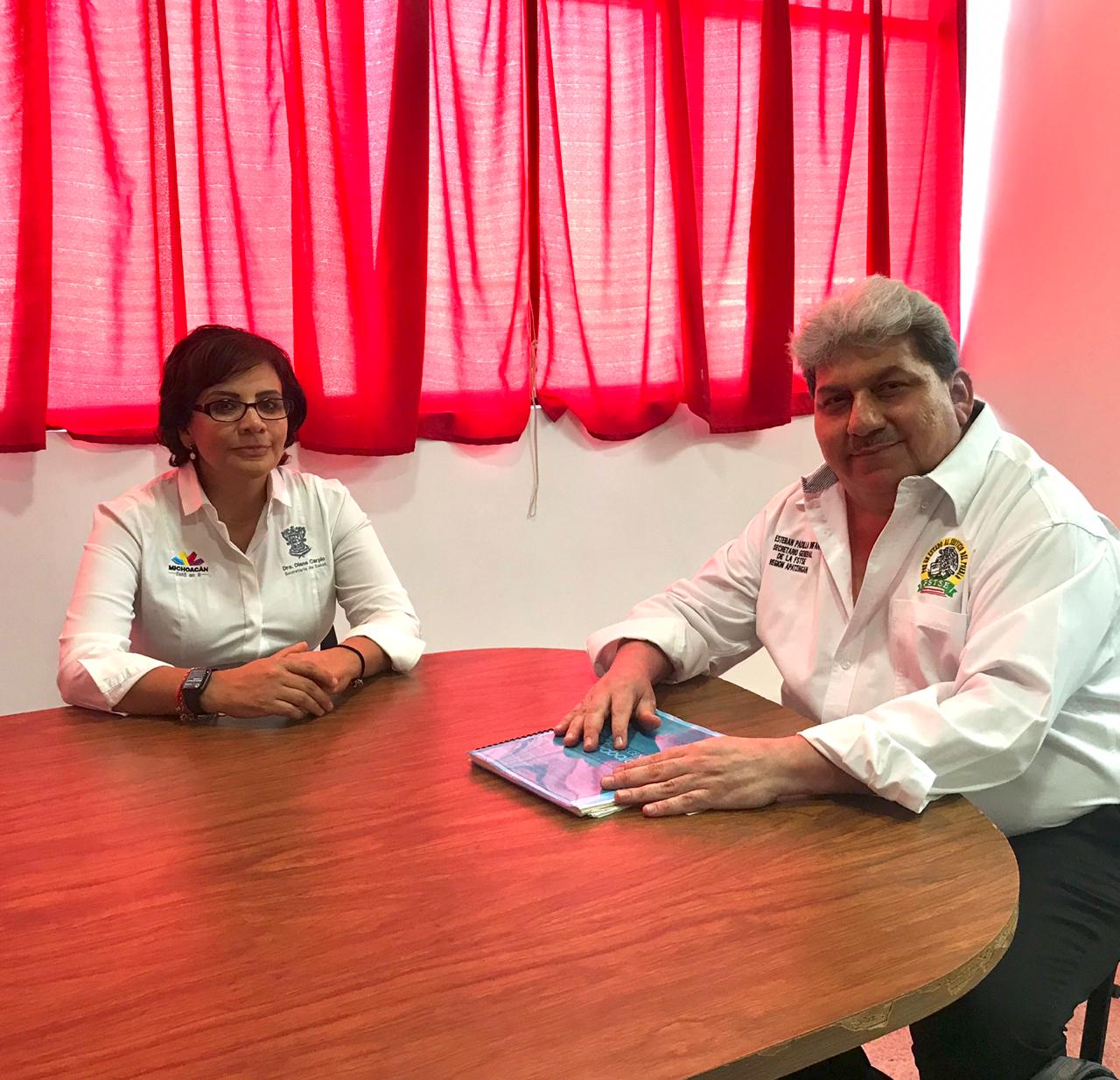 El doctor Esteban Padilla Infante se reune con la Secretaria de Salud,  doctora Diana Carpio RÃ­os - InformaciÃ³n para Servir... con Manuel GonzÃ¡lez